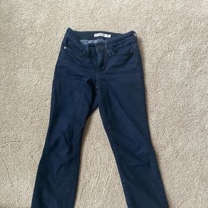 Athleta sculptek jeans dark wash EUC denim size 0